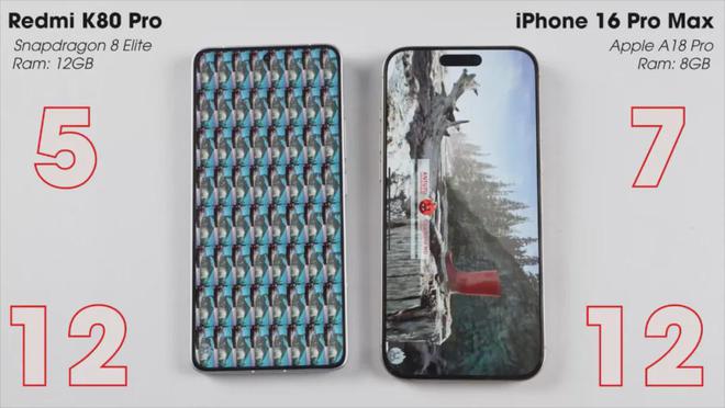 Max挑战红米K80Pro测试结果令人猝不及防！mg不朽情缘游戏网站登录iPhone16Pro(图3)